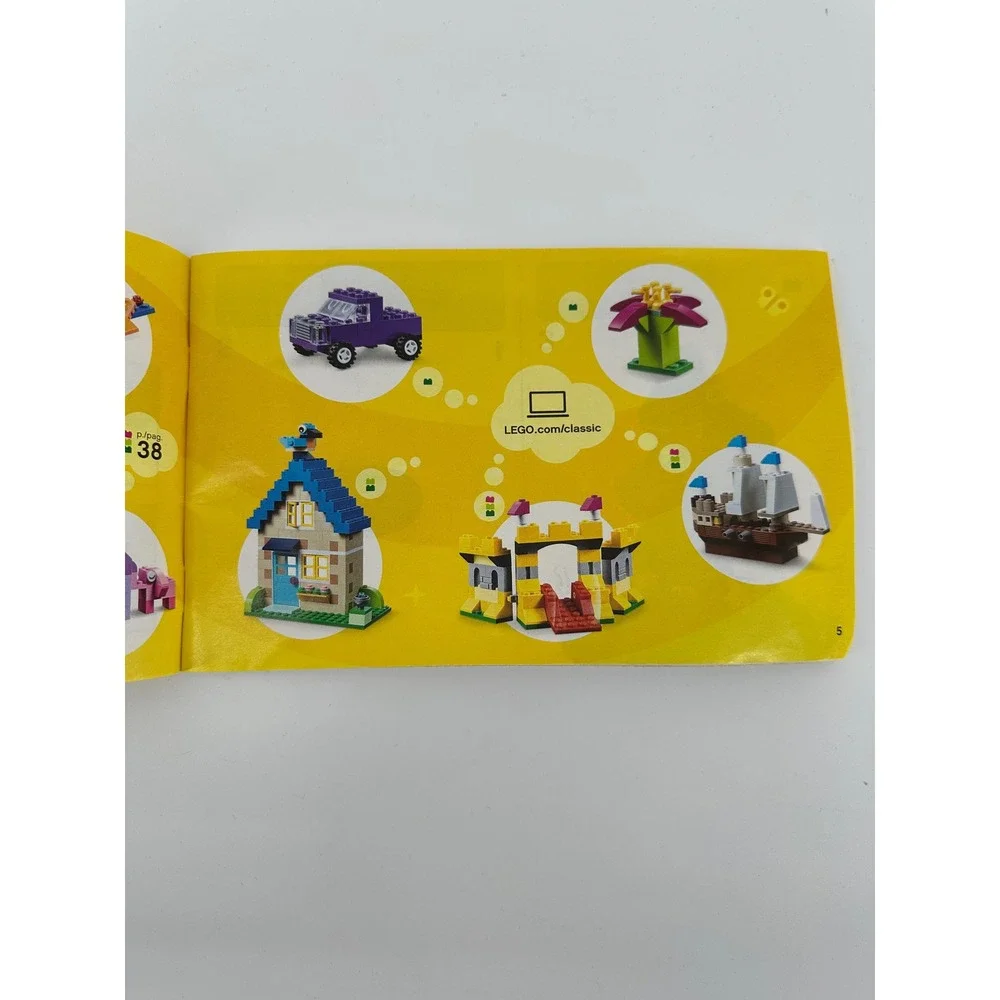 LEGO Classic 10717 Building Blocks Instruction Booklet Creative Fun